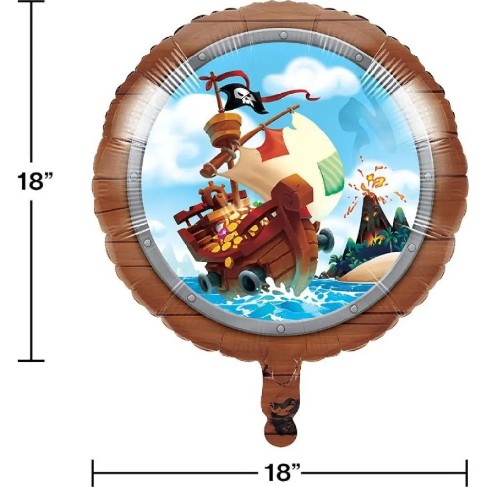 Globo Metalizado De Pirata.