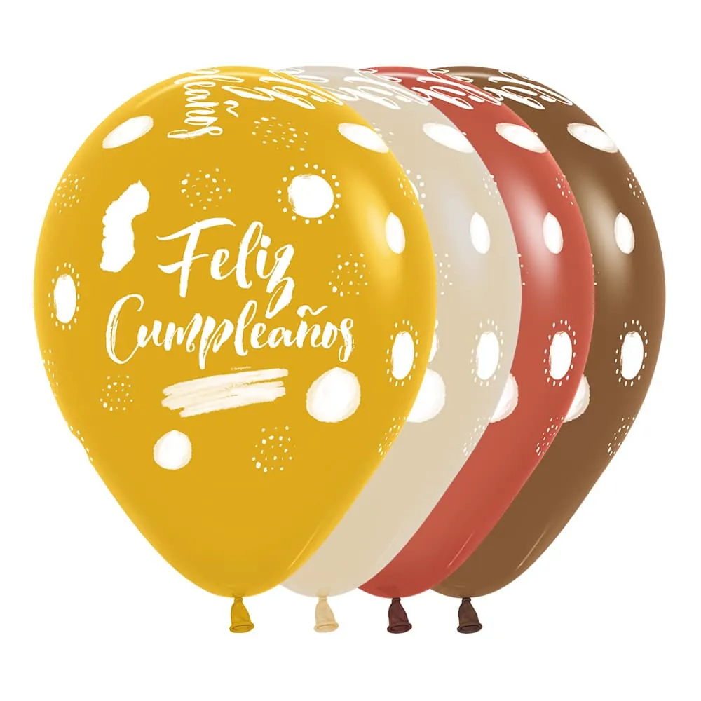 Globo X50 Feliz Cumpleaños Surtido R-12