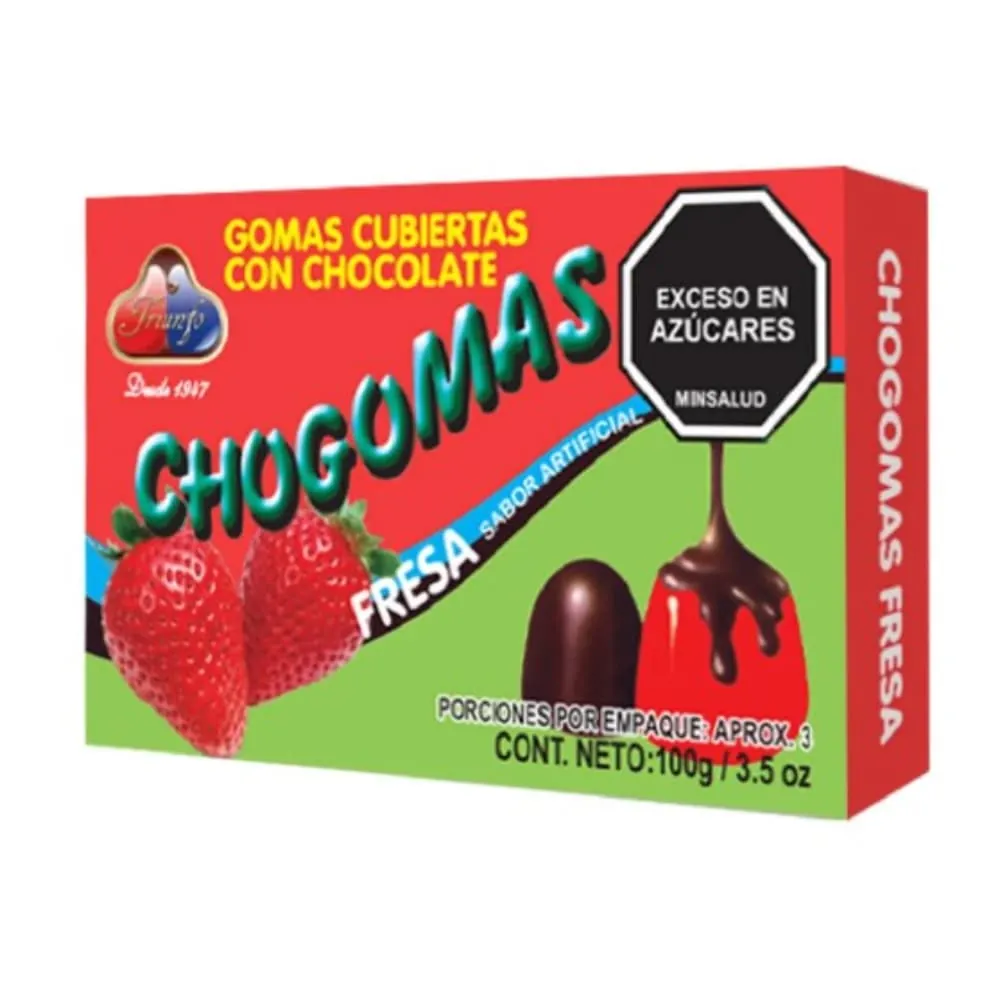 Chocogomas Fresa 100 Gr
