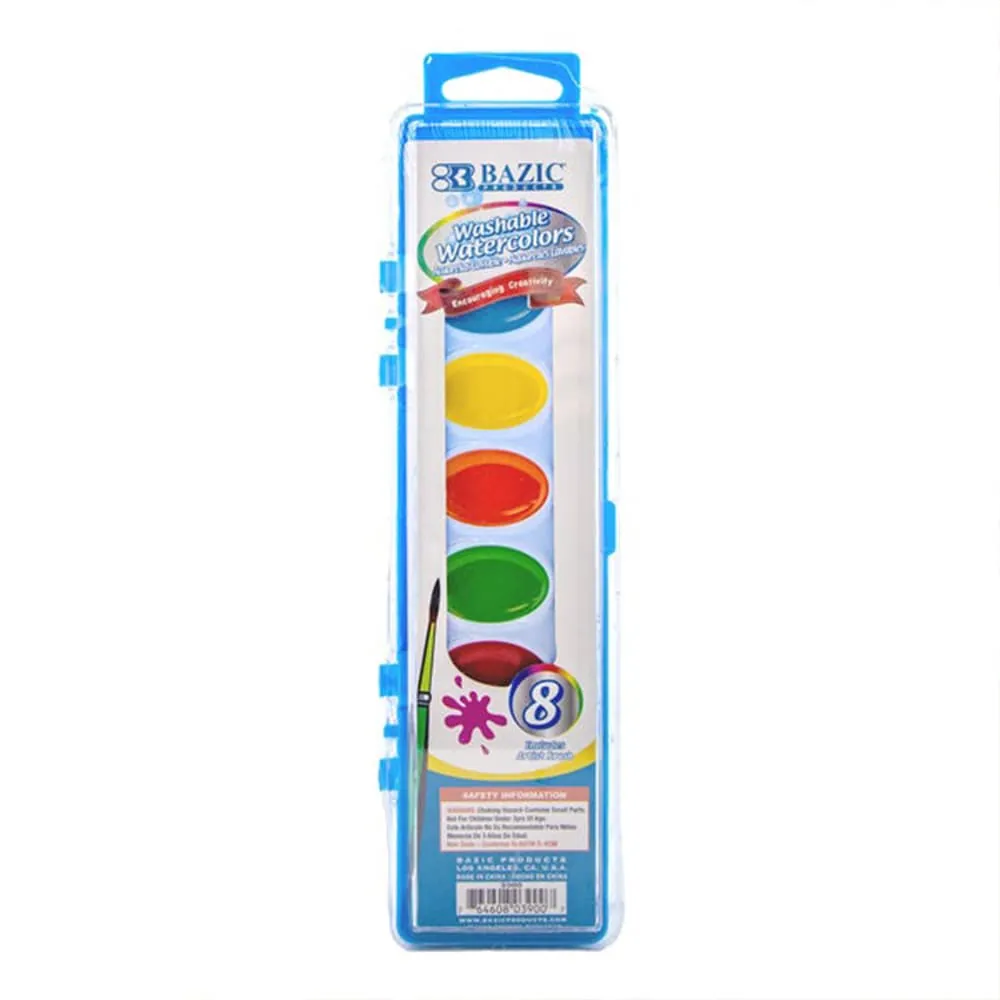 Acuarela Pincel Colores X8
