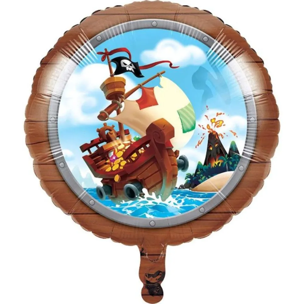 Globo Metalizado De Pirata.