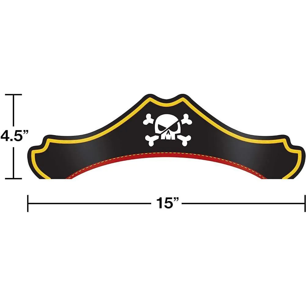 Sobrero De Pirata X8.