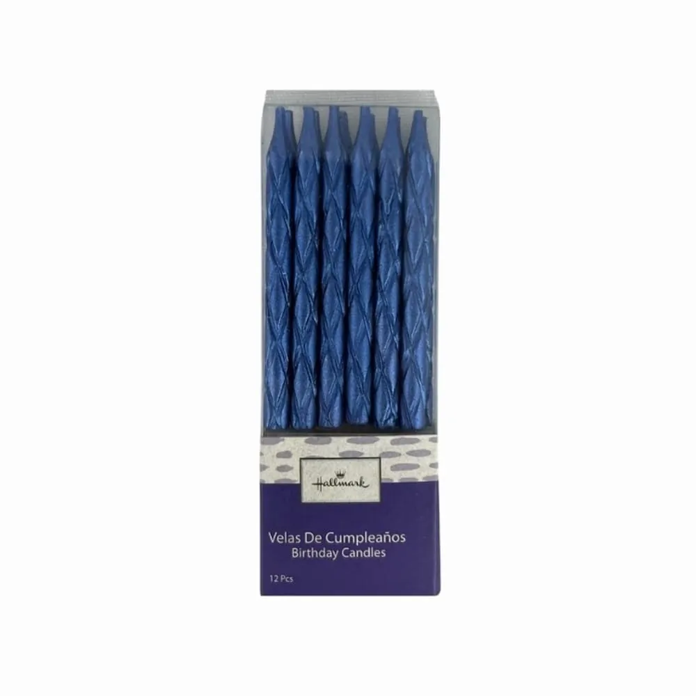 Velas Azules X12